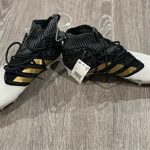 Adidas Freak Ultra Football Cleats Black White Gold F97378 Sz 11 US